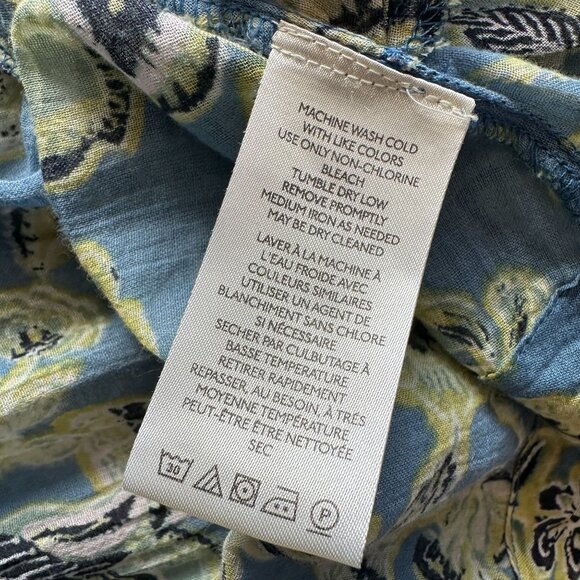 Free People Womens Small Dress Kauai Getaway Mini Floral Ocean Combo Tunic - Picture 8 of 8